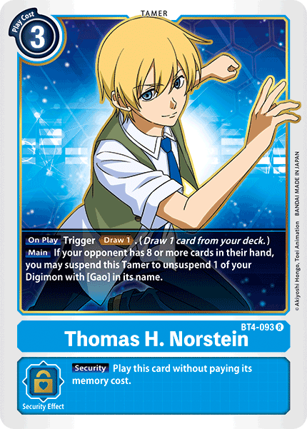 Thomas H. Norstein [BT4-093] [Great Legend] | Event Horizon Hobbies CA