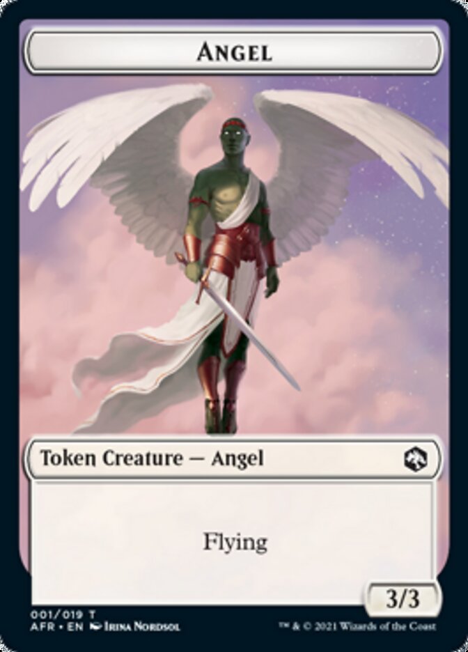 Devil // Angel Double-Sided Token [Dungeons & Dragons: Adventures in the Forgotten Realms Tokens] | Event Horizon Hobbies CA