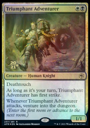 Triumphant Adventurer [Dungeons & Dragons: Adventures in the Forgotten Realms Prerelease Promos] | Event Horizon Hobbies CA