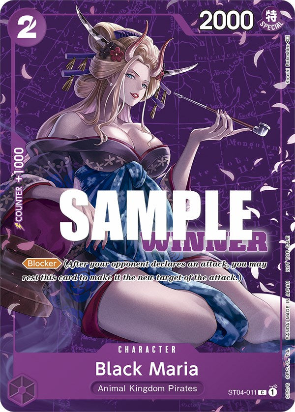 Black Maria (Tournament Pack Vol. 2) [Winner] [One Piece Promotion Cards] | Event Horizon Hobbies CA