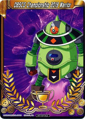 DBSCG Championship 2019 Warrior (Merit Card) - Universe 3 "Mosco" (3) [Tournament Promotion Cards] | Event Horizon Hobbies CA