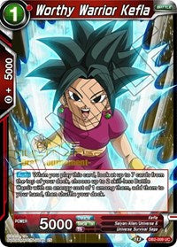 Worthy Warrior Kefla (Divine Multiverse Draft Tournament) (DB2-009) [Tournament Promotion Cards] | Event Horizon Hobbies CA