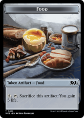 Faerie // Food (0012) Double-Sided Token [Wilds of Eldraine Tokens] | Event Horizon Hobbies CA