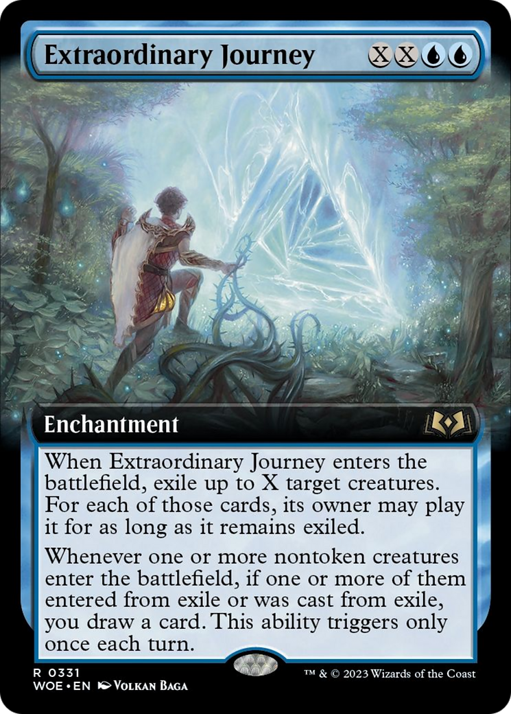 Extraordinary Journey (Extended Art) [Wilds of Eldraine] | Event Horizon Hobbies CA