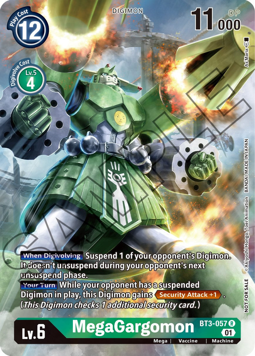 MegaGargomon [BT3-057] (Tamer's Card Set 1) [Release Special Booster Promos] | Event Horizon Hobbies CA