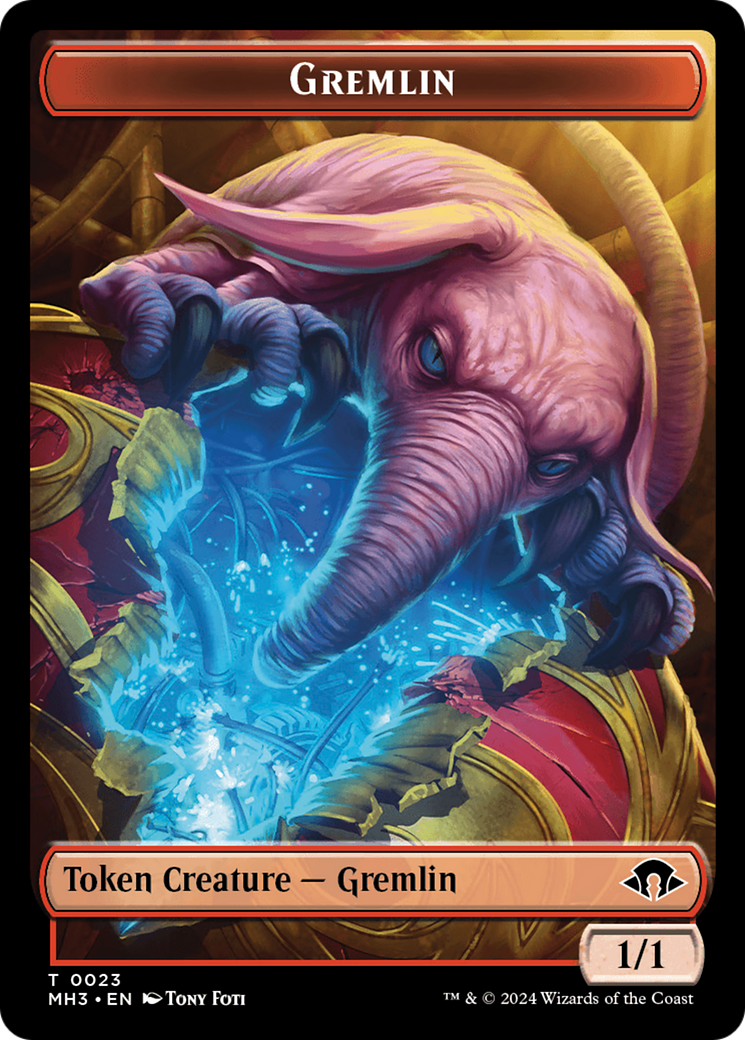 Gremlin // Energy Reserve Double-Sided Token [Modern Horizons 3 Tokens] | Event Horizon Hobbies CA