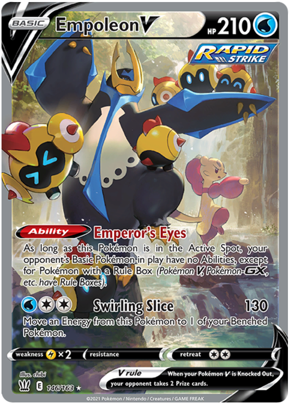 Empoleon V (146/163) [Sword & Shield: Battle Styles] | Event Horizon Hobbies CA