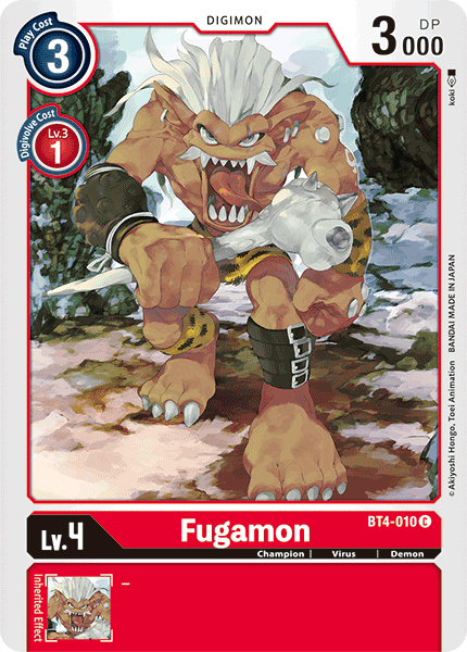 Fugamon [BT4-010] [Great Legend] | Event Horizon Hobbies CA