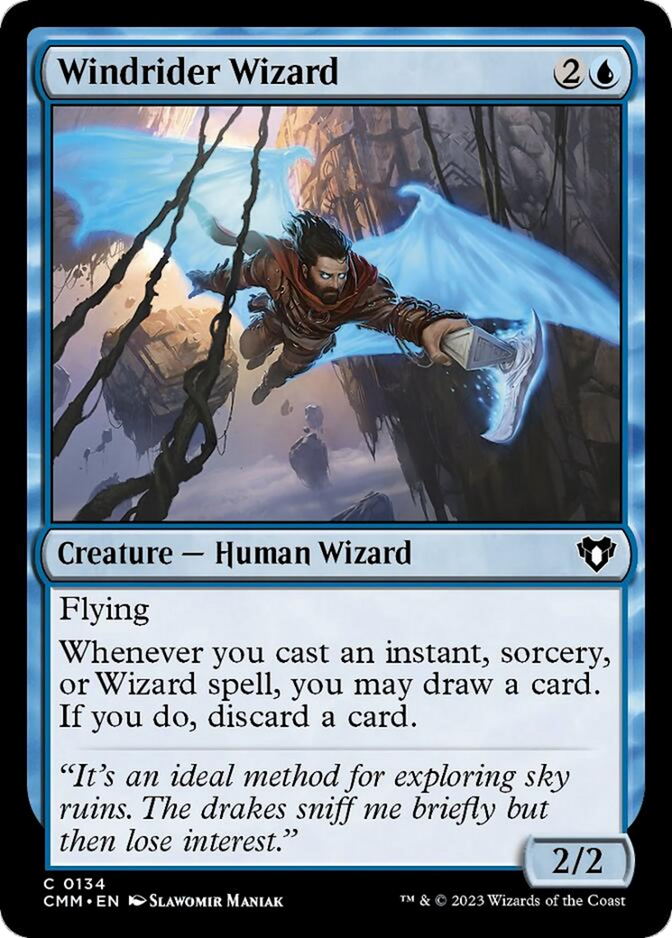 Windrider Wizard [Commander Masters] | Event Horizon Hobbies CA