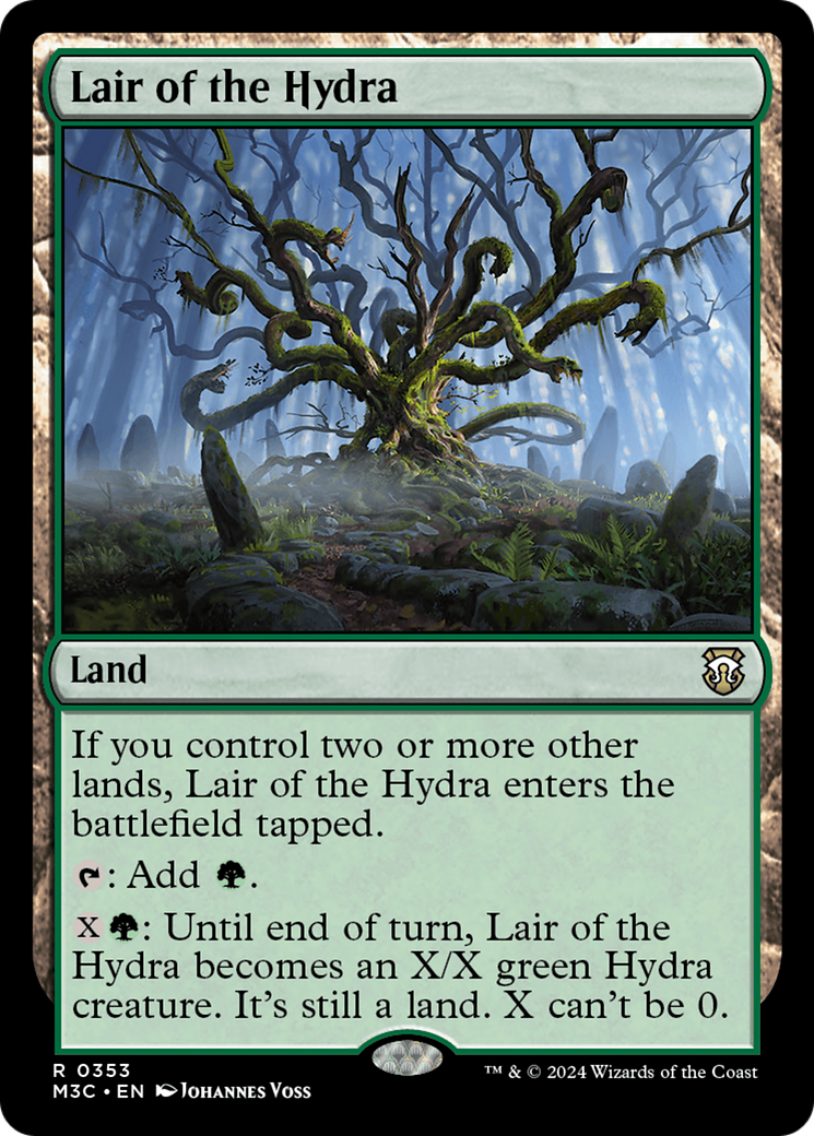 Lair of the Hydra (Ripple Foil) [Modern Horizons 3 Commander] | Event Horizon Hobbies CA