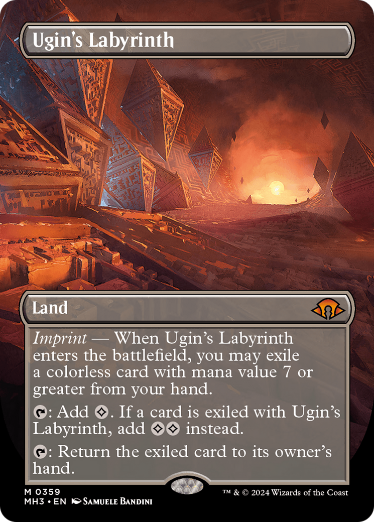 Ugin's Labyrinth (Borderless) [Modern Horizons 3] | Event Horizon Hobbies CA