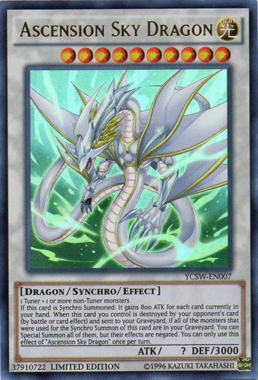 Ascension Sky Dragon [YCSW-EN007] Ultra Rare | Event Horizon Hobbies CA