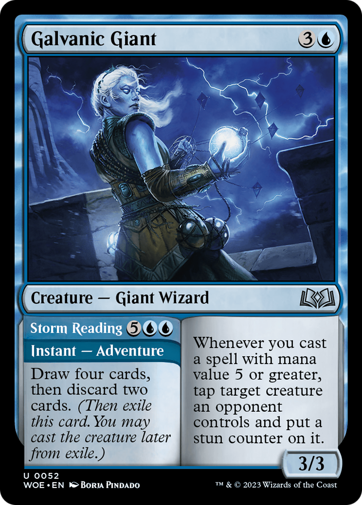 Galvanic Giant // Storm Reading [Wilds of Eldraine] | Event Horizon Hobbies CA