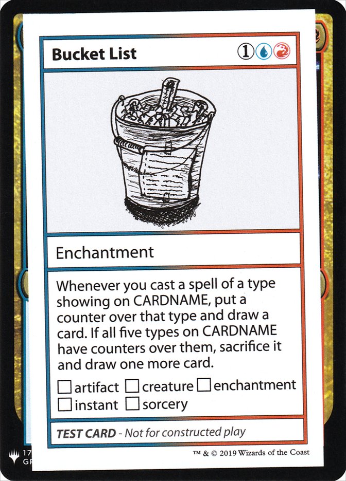 Bucket List [Mystery Booster Playtest Cards] | Event Horizon Hobbies CA