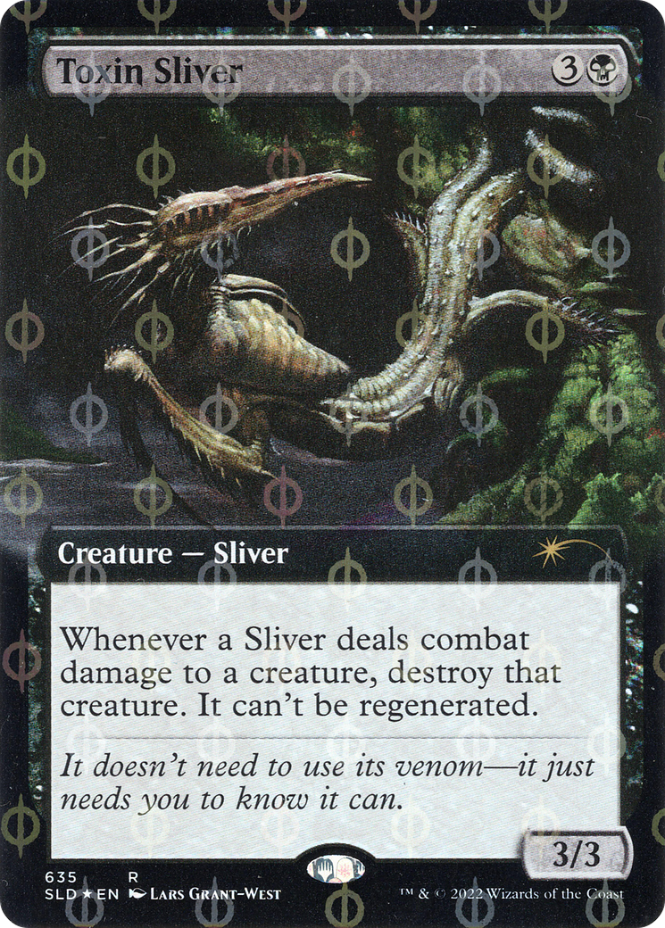 Toxin Sliver (Extended Art) (Step-and-Compleat Foil) [Secret Lair Drop Promos] | Event Horizon Hobbies CA