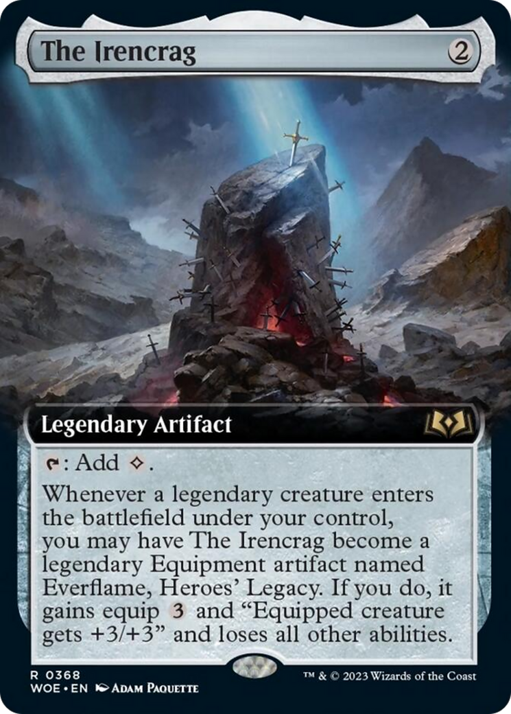 The Irencrag (Extended Art) [Wilds of Eldraine] | Event Horizon Hobbies CA