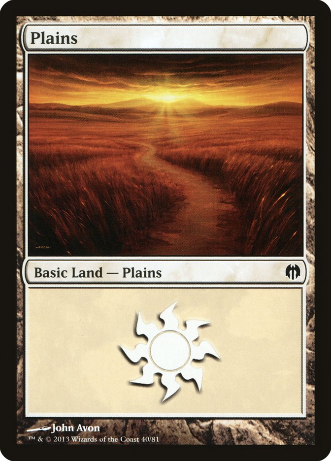 Plains (40) [Duel Decks: Heroes vs. Monsters] | Event Horizon Hobbies CA