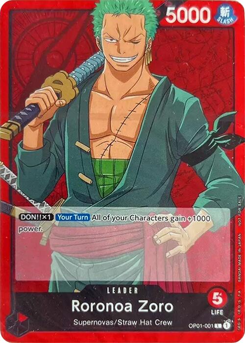 Roronoa Zoro [One Piece Demo Deck Cards] | Event Horizon Hobbies CA