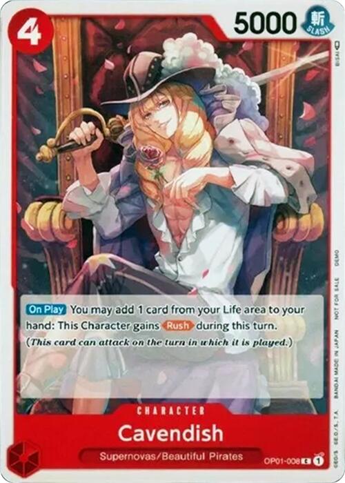 Cavendish [One Piece Demo Deck Cards] | Event Horizon Hobbies CA