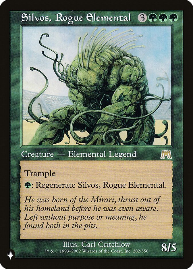 Silvos, Rogue Elemental [The List] | Event Horizon Hobbies CA