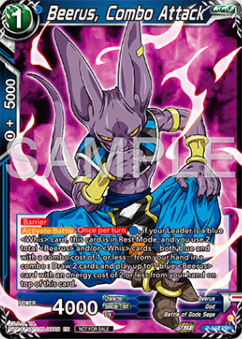 Beerus, Combo Attack (P-644) [Tournament Promotion Cards] | Event Horizon Hobbies CA