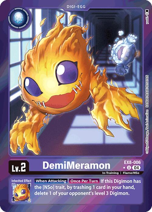 DemiMeramon [EX8-006] (Limited Foil) [Chain of Liberation] | Event Horizon Hobbies CA