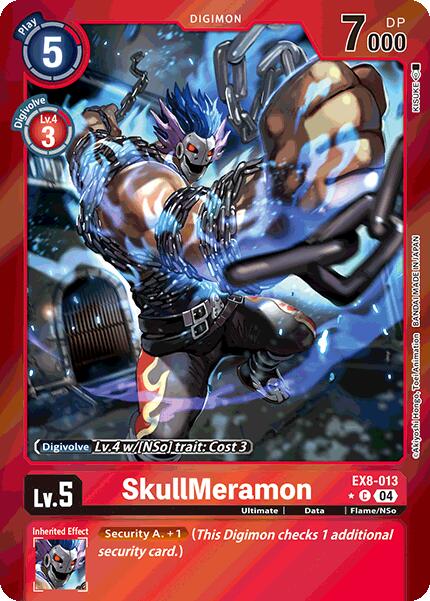 SkullMeramon [EX8-013] (Limited Foil) [Chain of Liberation] | Event Horizon Hobbies CA