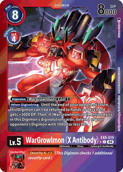 WarGrowlmon [EX8-015] (X Antibody) (Limited Foil) [Chain of Liberation] | Event Horizon Hobbies CA