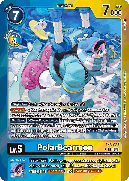 PolarBearmon [EX8-023] (Limited Foil) [Chain of Liberation] | Event Horizon Hobbies CA