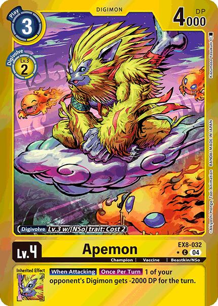 Apemon [EX8-032] (Limited Foil) [Chain of Liberation] | Event Horizon Hobbies CA