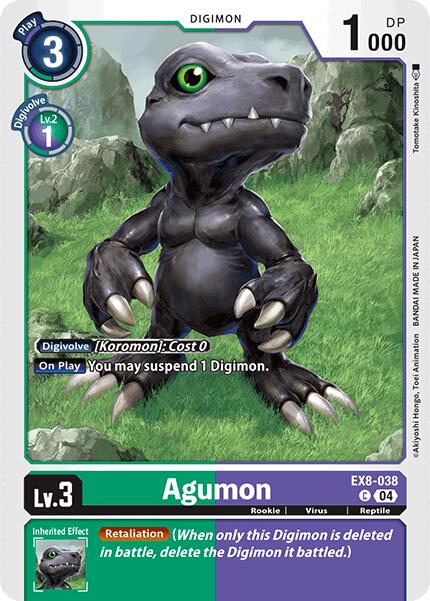 Agumon [EX8-038] [Chain of Liberation] | Event Horizon Hobbies CA