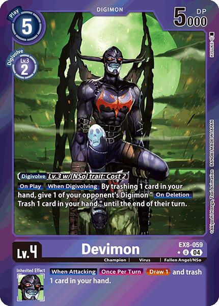 Devimon [EX8-059] (Limited Foil) [Chain of Liberation] | Event Horizon Hobbies CA