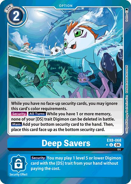 Deep Savers [EX8-068] (Limited Foil) [Chain of Liberation] | Event Horizon Hobbies CA