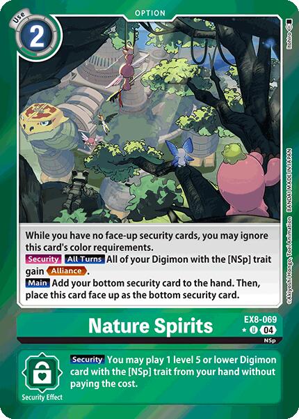 Nature Spirits [EX8-069] (Limited Foil) [Chain of Liberation] | Event Horizon Hobbies CA