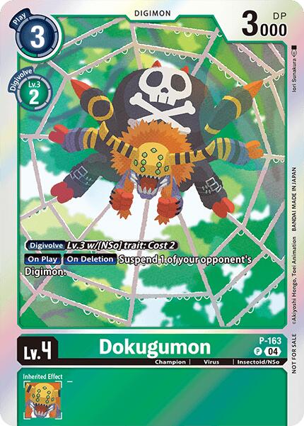 Dokugumon [P-163] (-Chain of Liberation- Upgrade Pack [Digimon LIBERATOR] | Event Horizon Hobbies CA