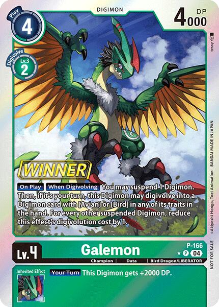 Galemon [P-166] (Store Tournament 2025 Vo.1 Winner Pack) [Promotional Cards] | Event Horizon Hobbies CA