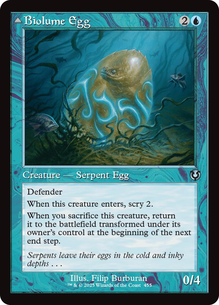 Biolume Egg // Biolume Serpent (Retro Frame) [Innistrad Remastered] | Event Horizon Hobbies CA