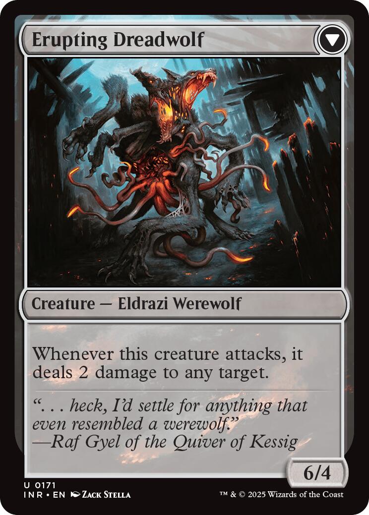 Smoldering Werewolf // Erupting Dreadwolf [Innistrad Remastered] | Event Horizon Hobbies CA