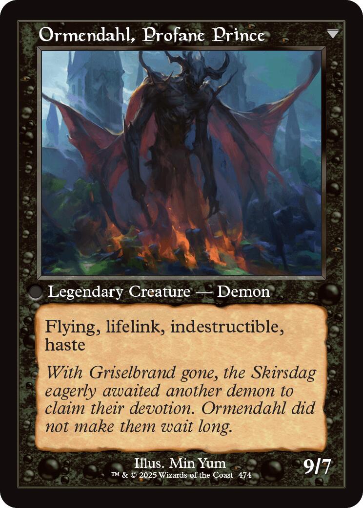 Westvale Abbey // Ormendahl, Profane Prince (Retro Frame) [Innistrad Remastered] | Event Horizon Hobbies CA