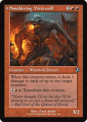 Smoldering Werewolf // Erupting Dreadwolf (Retro Frame) [Innistrad Remastered] | Event Horizon Hobbies CA