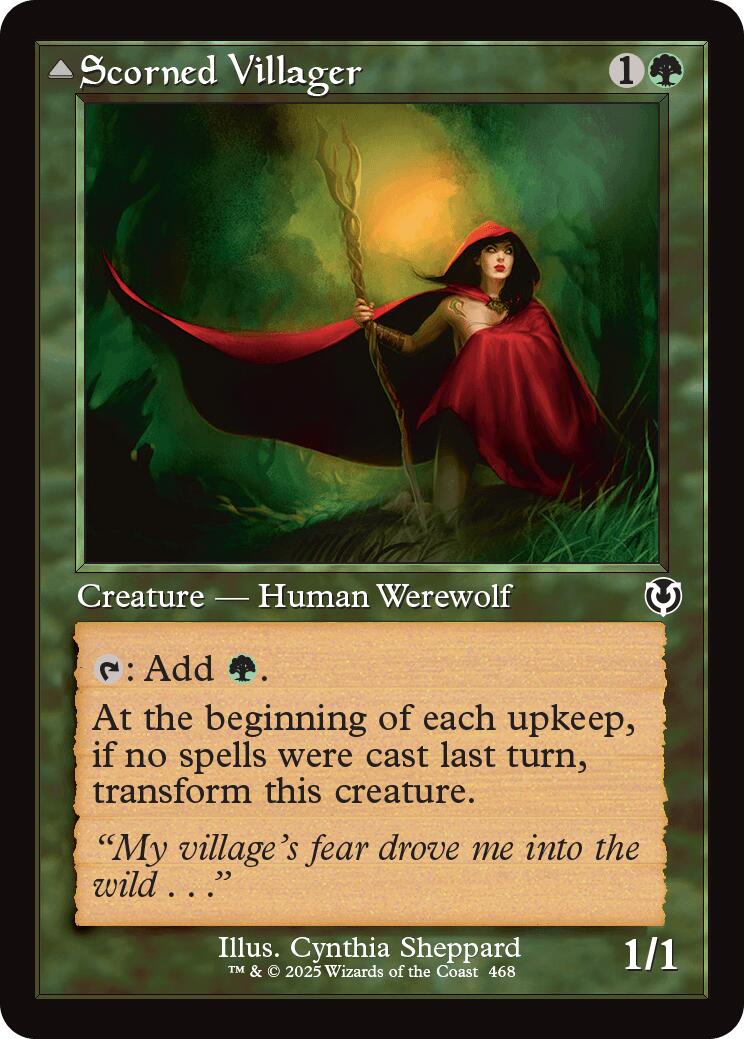 Scorned Villager // Scrounged Scythe (Retro Frame) [Innistrad Remastered] | Event Horizon Hobbies CA