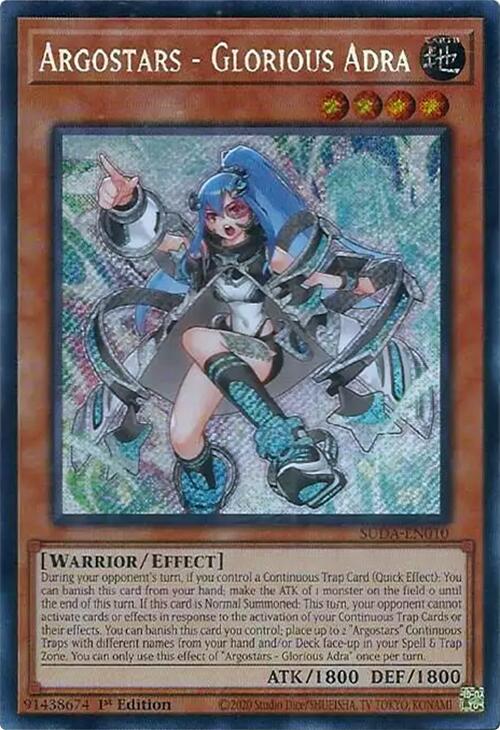 Argostars - Glorious Adra [SUDA-EN010] Secret Rare | Event Horizon Hobbies CA