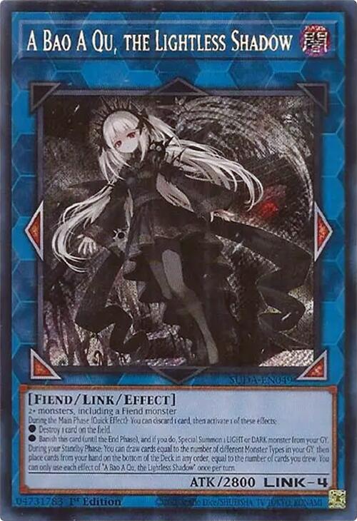 A Bao A Qu, the Lightless Shadow [SUDA-EN049] Secret Rare | Event Horizon Hobbies CA