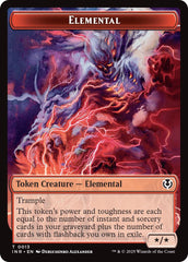 Elemental // Human (0014) Double-Sided Token [Innistrad Remastered Tokens] | Event Horizon Hobbies CA