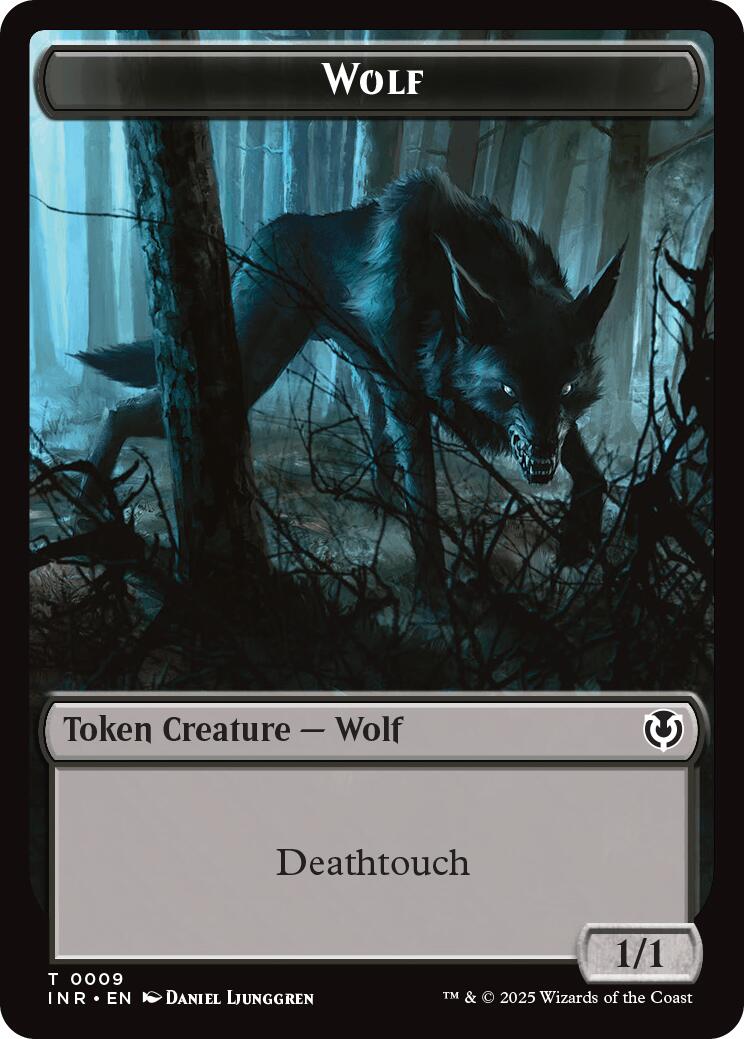 Wolf (0009) // Wolf (0018) Double-Sided Token [Innistrad Remastered Tokens] | Event Horizon Hobbies CA