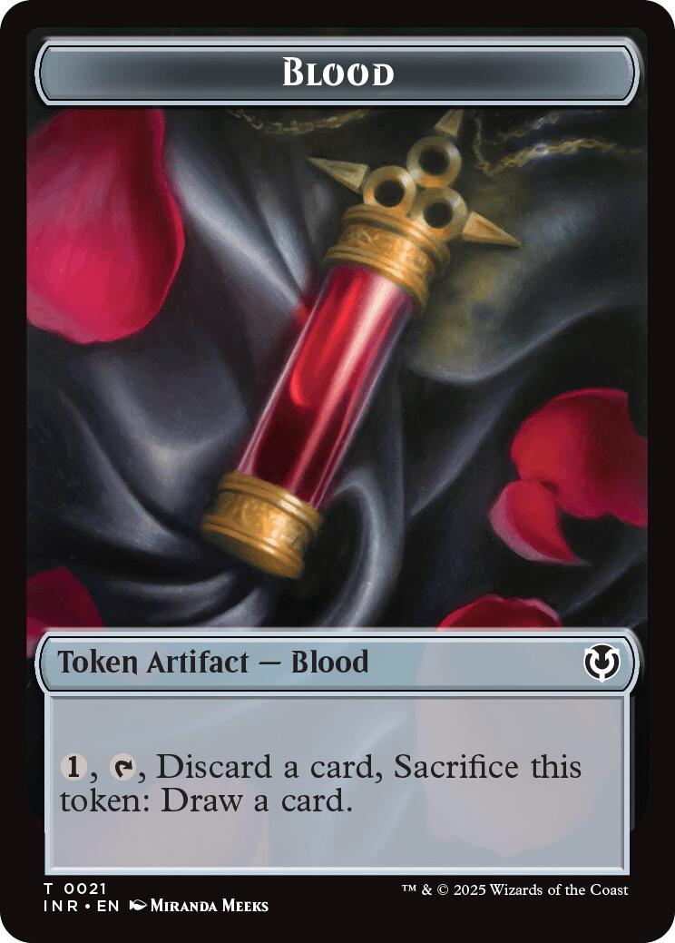 Blood // Vampire (0007) Double-Sided Token [Innistrad Remastered Tokens] | Event Horizon Hobbies CA