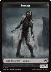 Zombie (0010) // Blood Double-Sided Token [Innistrad Remastered Tokens] | Event Horizon Hobbies CA