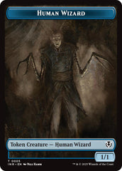 Human Wizard // Emblem - Jace, Unraveler of Secrets Double-Sided Token [Innistrad Remastered Tokens] | Event Horizon Hobbies CA