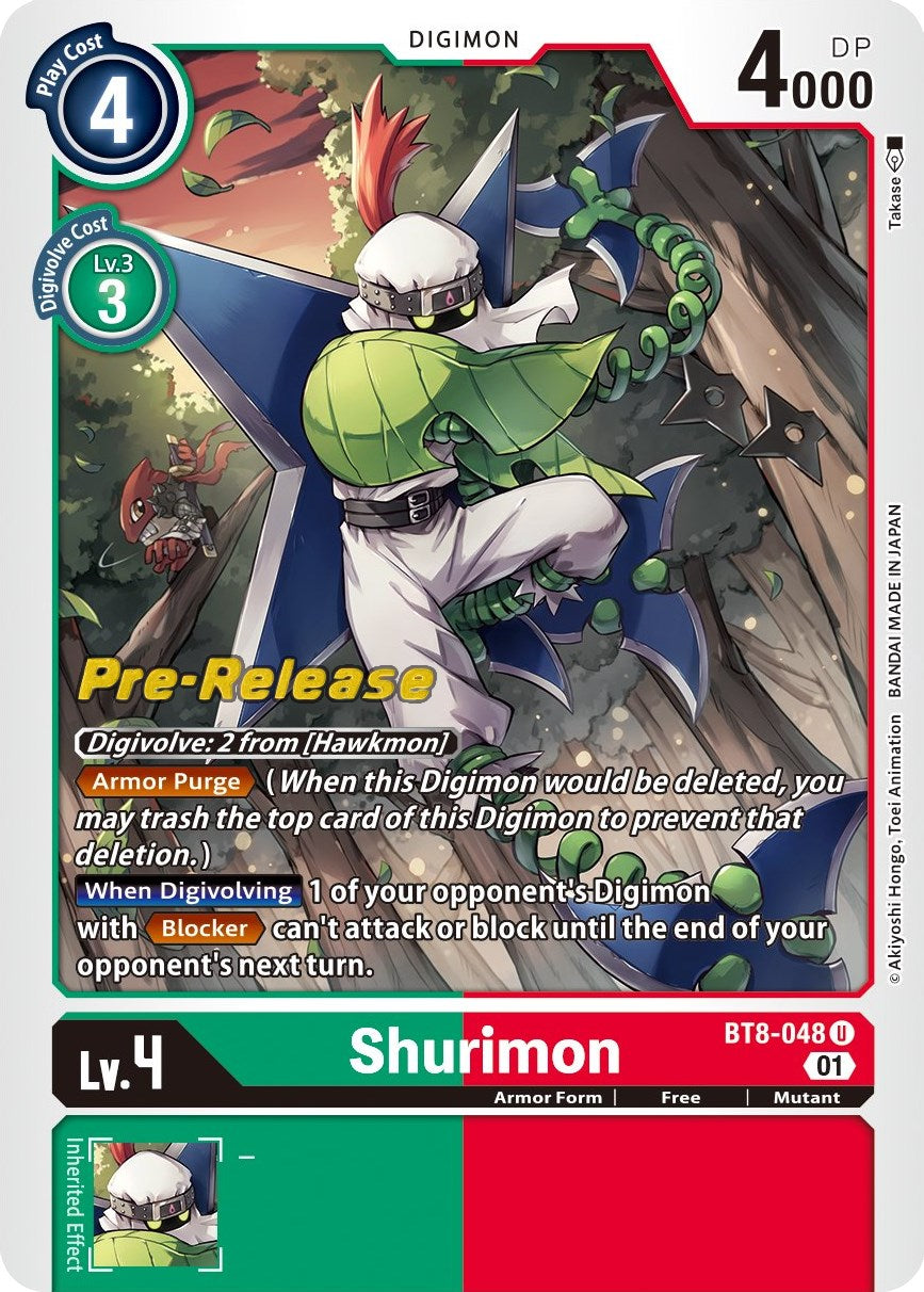 Shurimon [BT8-048] [New Awakening Pre-Release Cards] | Event Horizon Hobbies CA