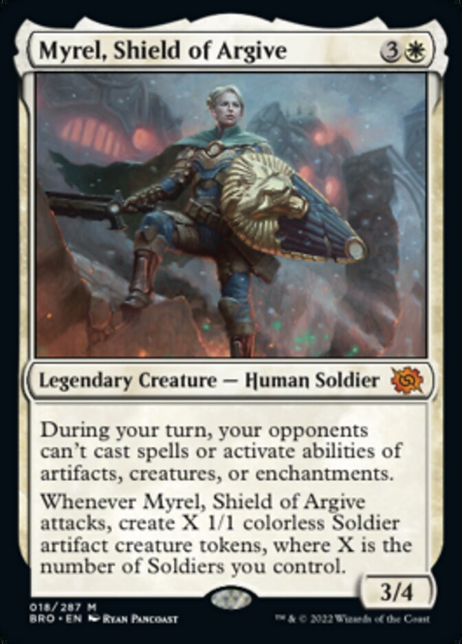 Myrel, Shield of Argive (Promo Pack) [The Brothers' War Promos] | Event Horizon Hobbies CA